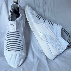 PUMA Women’s White Muse Slip on Sneakers Size 8